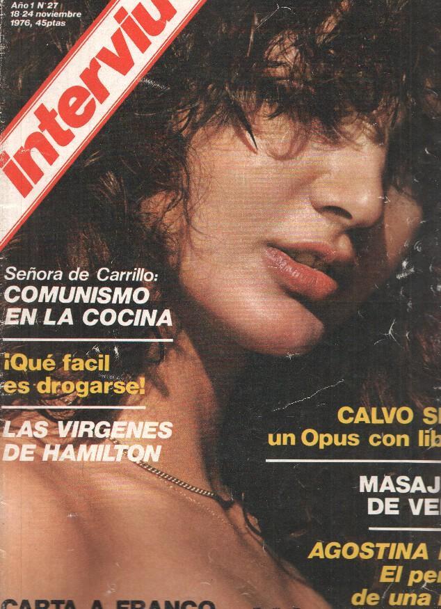 INTERVIU, Numero 0027: AGOSTINA BELLI, el perfume de una mujer (Zeta 1976)