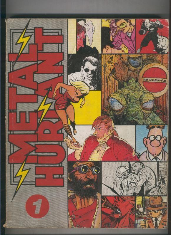 Eurocomic: Metal Hurlant revista retapado numerado 01 con los numeros 03 al 05