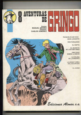 Gringo retapado editorial con las 8 aventuras publicadas