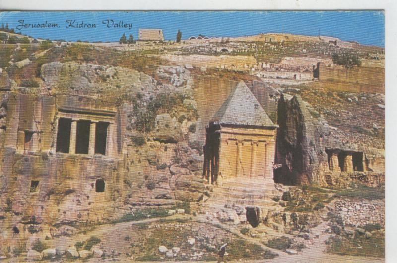 Postal 008214: Tumba de Zacharias en el valle du Cedron de Jerusalem