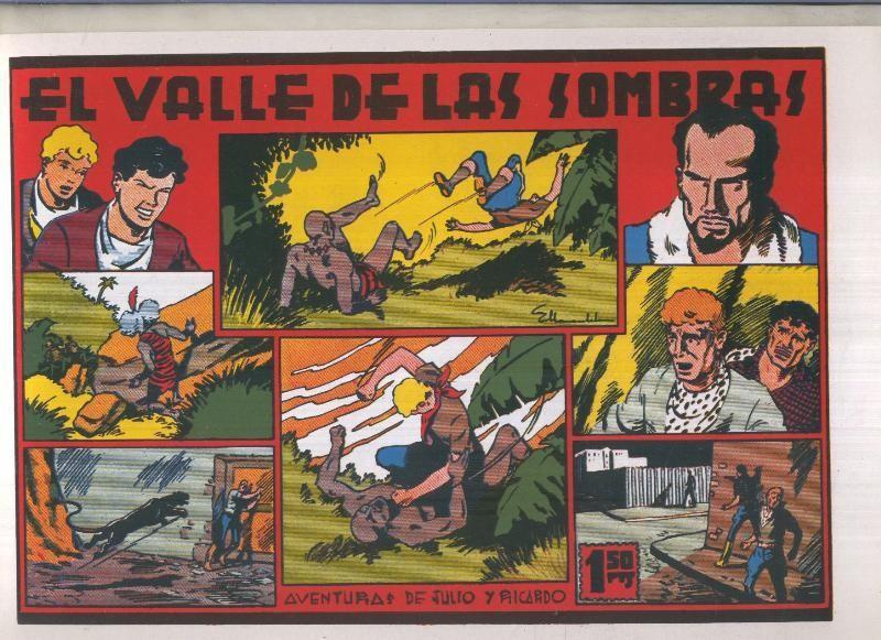 Facsimil Julio y Ricardo: El valle de las sombras