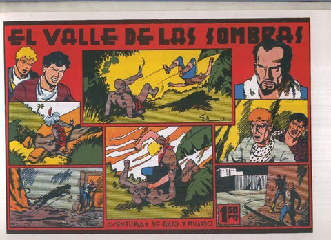 Facsimil Julio y Ricardo: El valle de las sombras