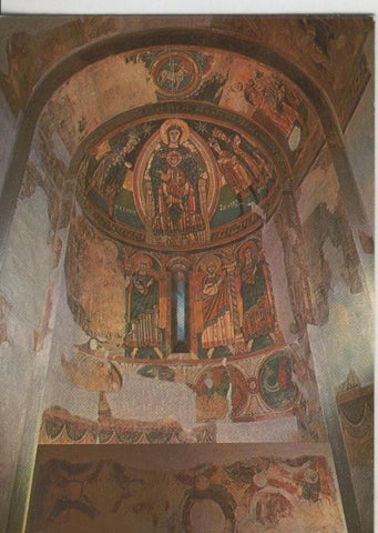 Postal 008837: Pintura Mural Abside de Santa Maria de Tahull,Valle de Bohi, Lerida