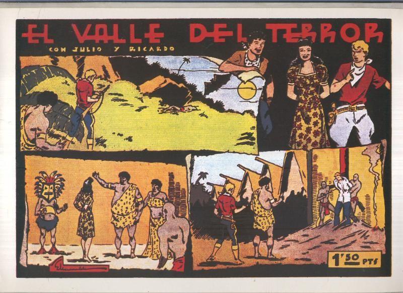 Facsimil Julio y Ricardo: El valle del terror