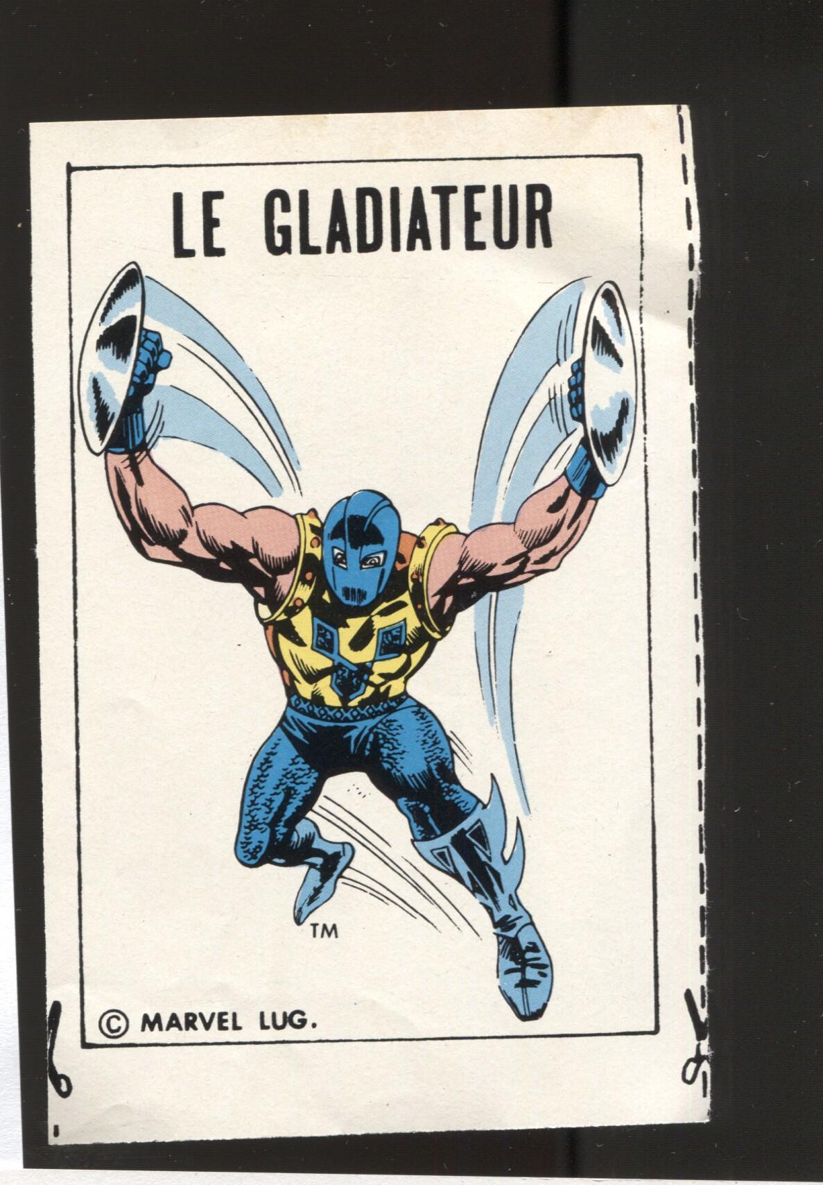 Cromo/Ficha de Le Gladiateur