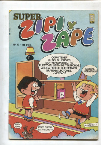 Super Zipi y Zape numero 047: Dr. Frank Einstein, Roquita, Caperucita Feroz, Pablito, Montse, Chinche olimpico