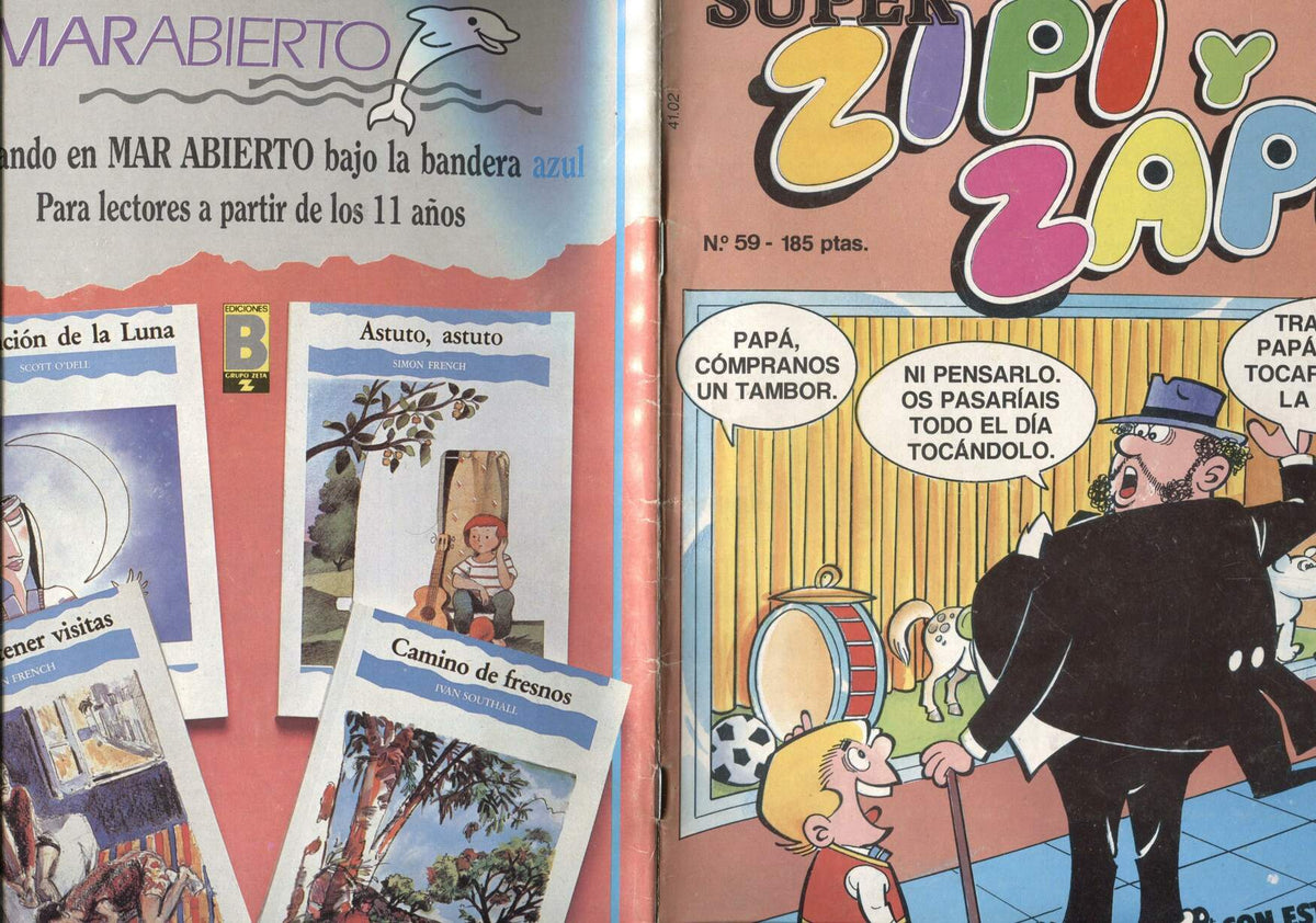 Super Zipi y Zape numero 059 (numerado 2 en trasera): conserva cromos donde esta Wally ahora