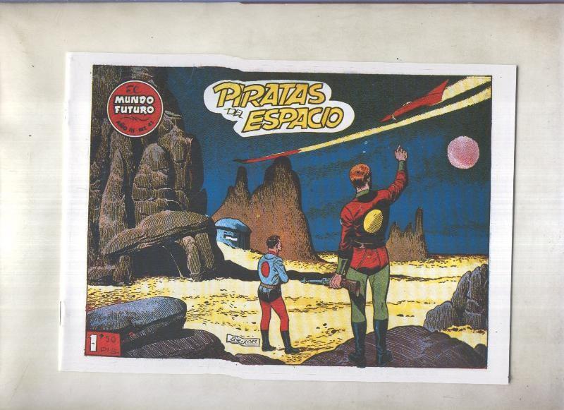 Facsimil: El Mundo Futuro numero 043: Piratas del espacio