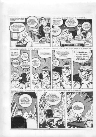 Dibujo Original: autor revista Makoki ? numerado 23 en trasera