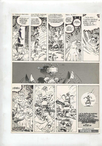 Dibujo Original: autor revista Makoki ? numerado 24 en trasera