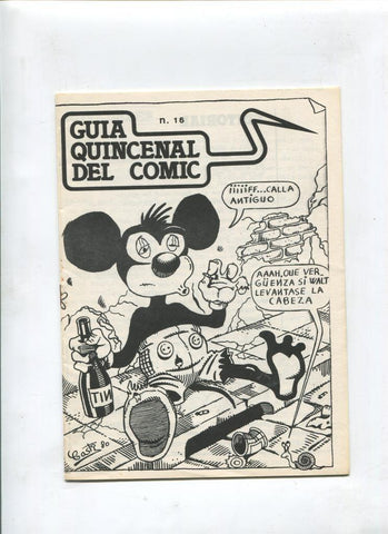 Fanzine: Guia quincenal del Comic numero 16 (1980)