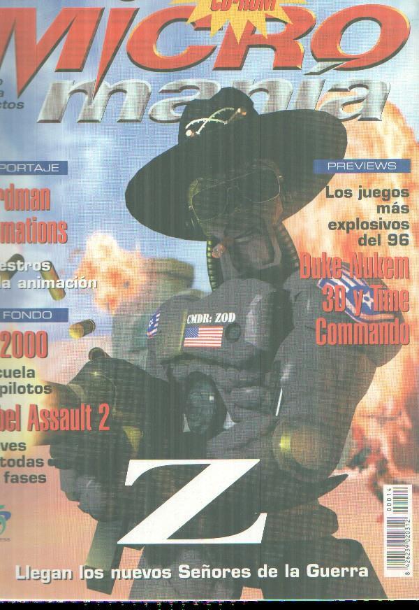 Micromania, 3ª epoca numero 14, sin el CD ROM