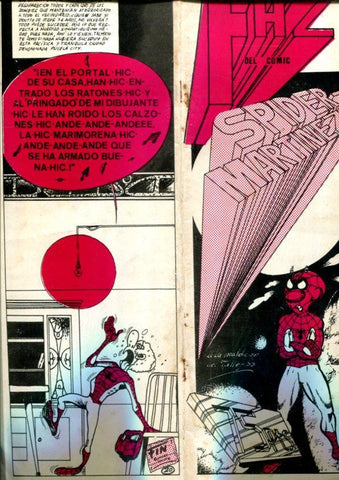 Fanzine:  Faz del Comic numero 3: Spider Martinez