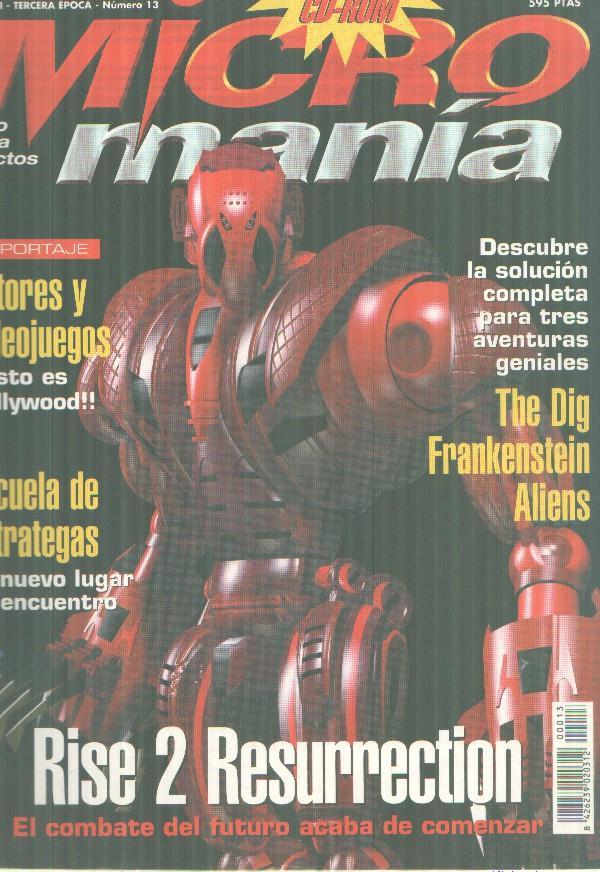 Micromania, 3ª epoca numero 13, sin el CD ROM