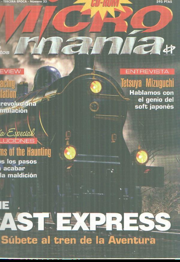 Micromania, 3ª epoca numero 33, sin el CD ROM
