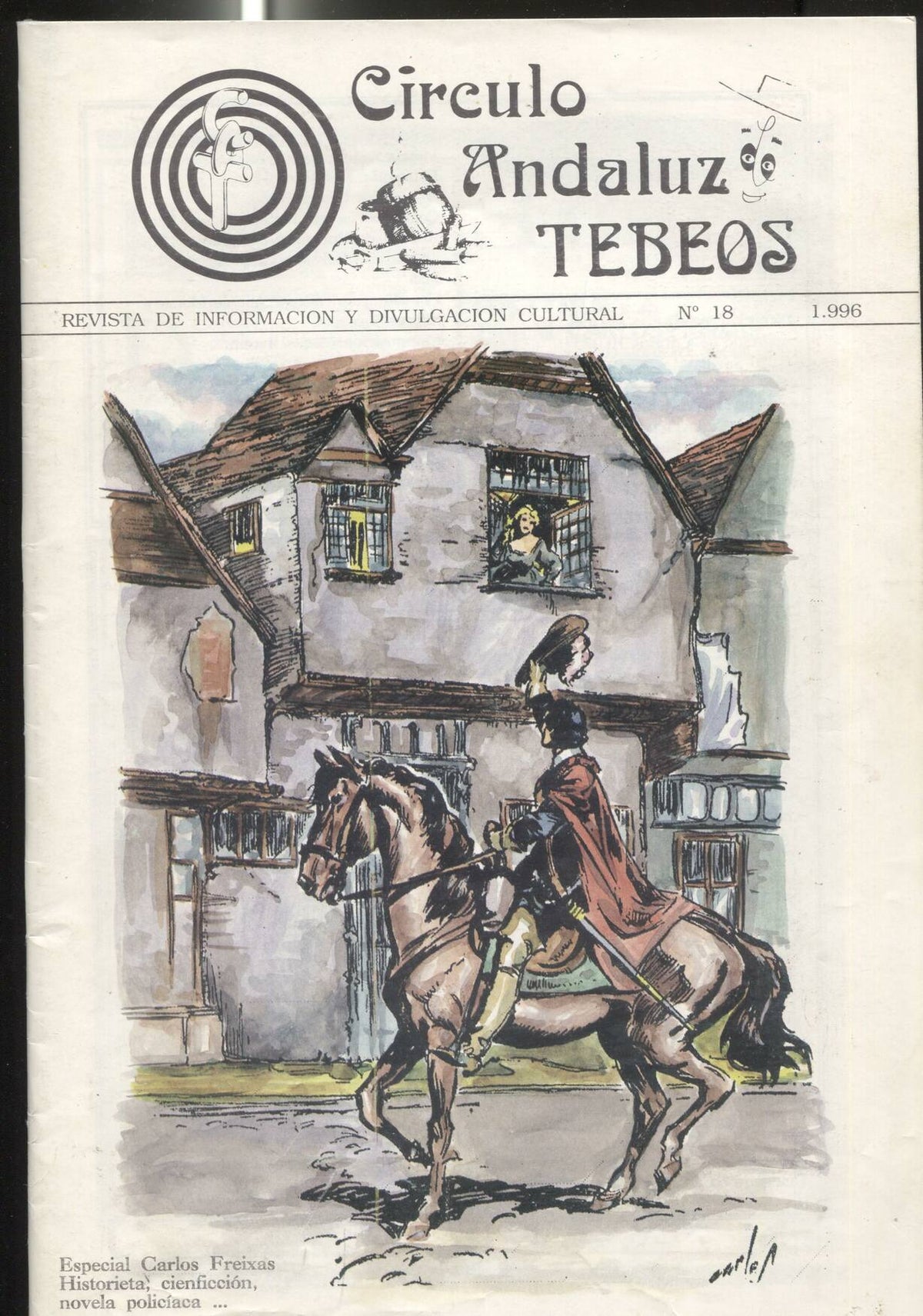 Fanzine:  Circulo Andaluz de Tebeos numero 18: Carlos Freixas