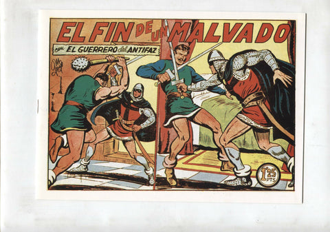 Facsimil: El Guerrero del Antifaz numero 189: El fin de un malvado