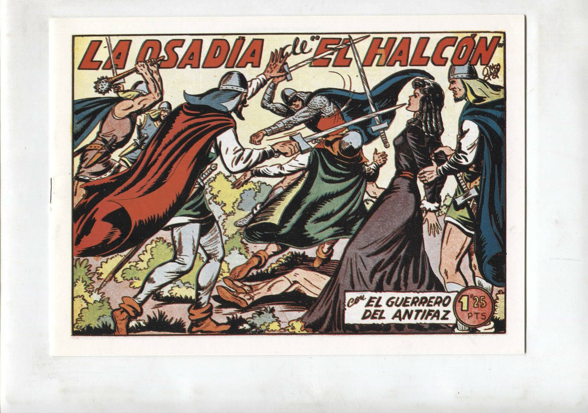 Facsimil: El Guerrero del Antifaz numero 190: la osadia de El Halcon
