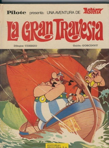 Pilote presenta Asterix: La gran travesia (numerado 43 en el lomo)