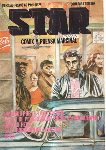 Revista Star numero 28: Madrid por el lado salvaje (reportaje), Purita de Nazario, Cine marginal en francia y belgica