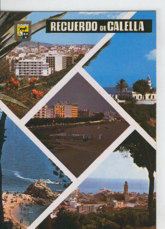 Postal 07558 : Vistas de Calella, Barcelona