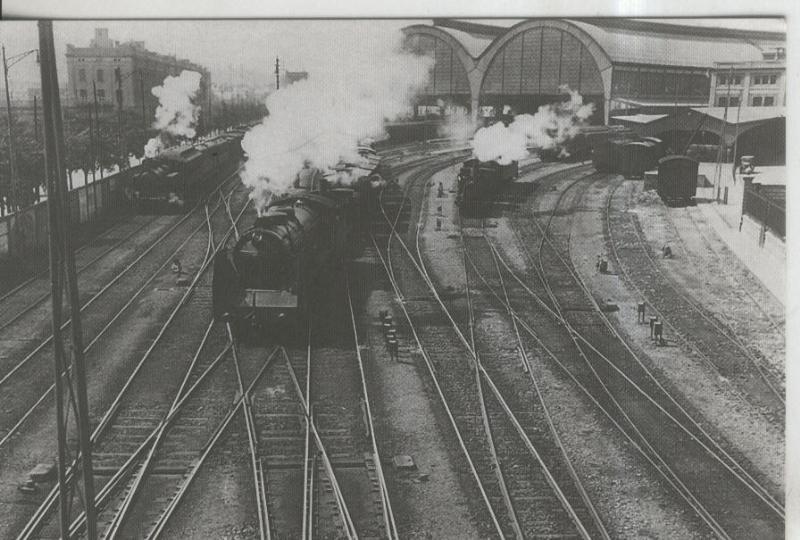 Postal Tren numero 0146: Estacion de Francia de Barcelona