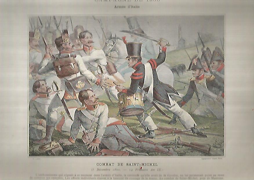 LAMINA 10406: Campaña de 1800. Combate de Saint Michel