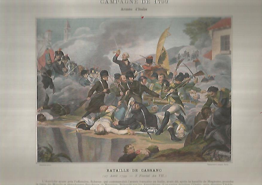 LAMINA 10410: Campaña de 1799. Batalla de Cassano