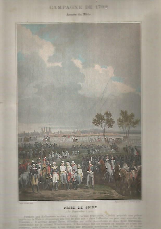 LAMINA 10417: Campaña de 1792. Toma de Spire