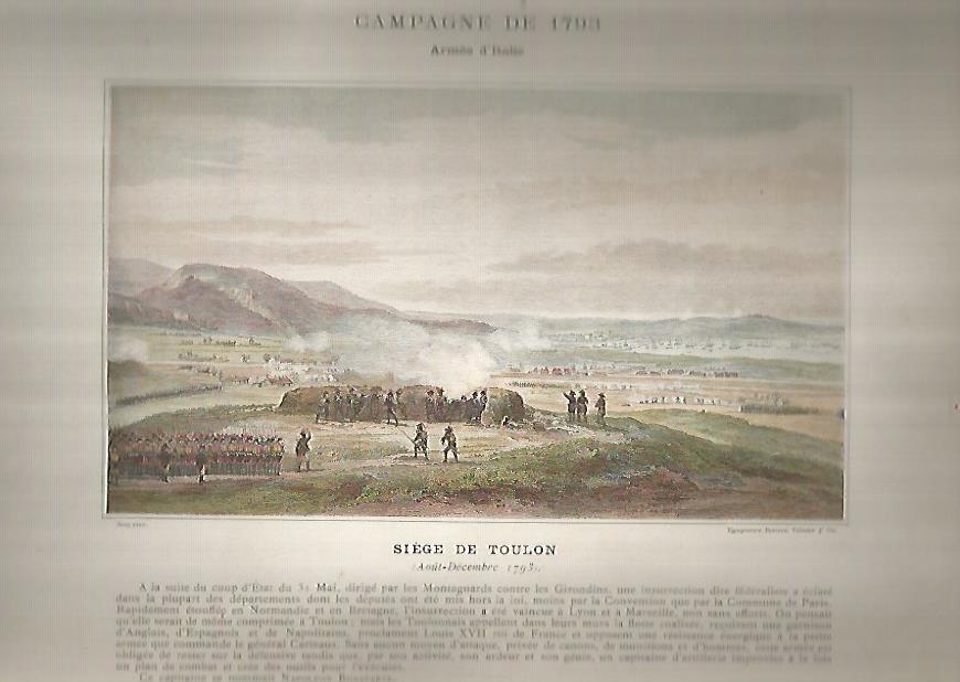 LAMINA 10421: Campaña de 1793. Sitio de Toulon