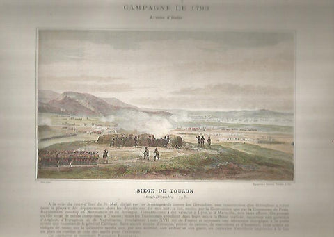 LAMINA 10421: Campaña de 1793. Sitio de Toulon