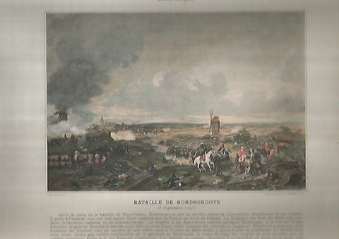 LAMINA 10422: Campaña de 1793. Batalla de Hondschoote
