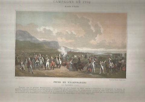LAMINA 10424: Campaña de 1792. Toma de Villefranche
