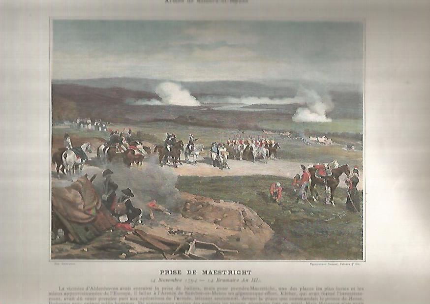 LAMINA 10425: Campaña de 1794. Toma de Maestricht