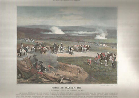LAMINA 10425: Campaña de 1794. Toma de Maestricht