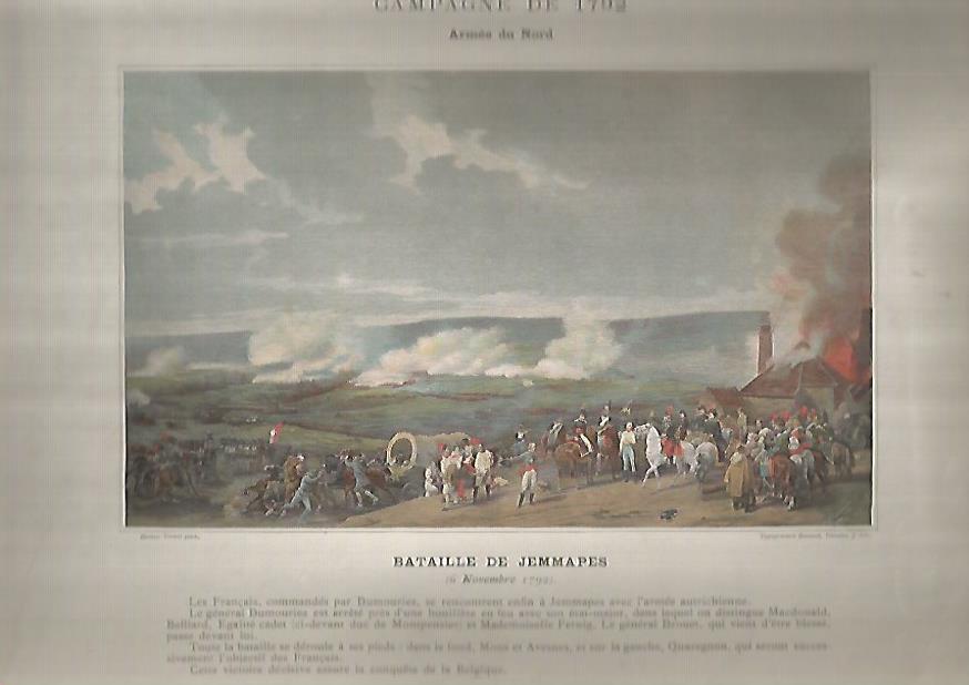 LAMINA 10430: Campaña de 1792. Batalla de Jemmapes