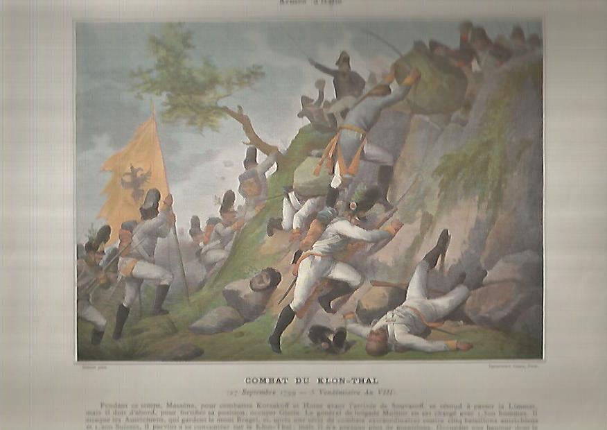 LAMINA 10432: Campaña de 1799. Combate de Klon-Thal