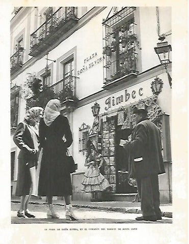 LAMINA 10732: Plaza de Doña Elvira en Sevilla