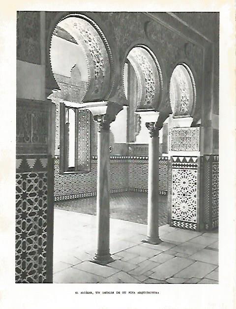 LAMINA 10735: Interior del Alcazar de Sevilla