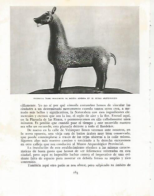 LAMINA 10774: Figura arabe de Medina Azahara