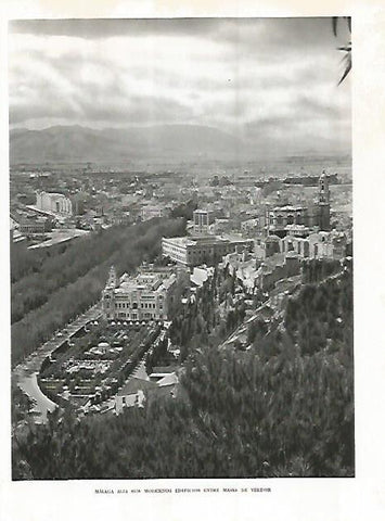 LAMINA 10849: Vista aerea de Malaga