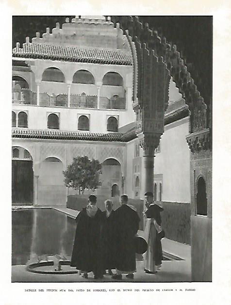 LAMINA 10872: Patio de Comares de la Alhambra