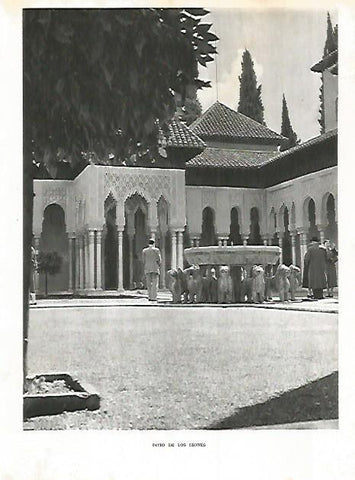 LAMINA 10873: Patio de los Leones de la Alhambra