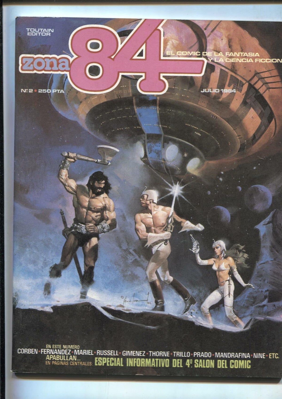 Zona 84 numero 02: The Dome Battle por Richard Corben, La quimera por Craig Russell