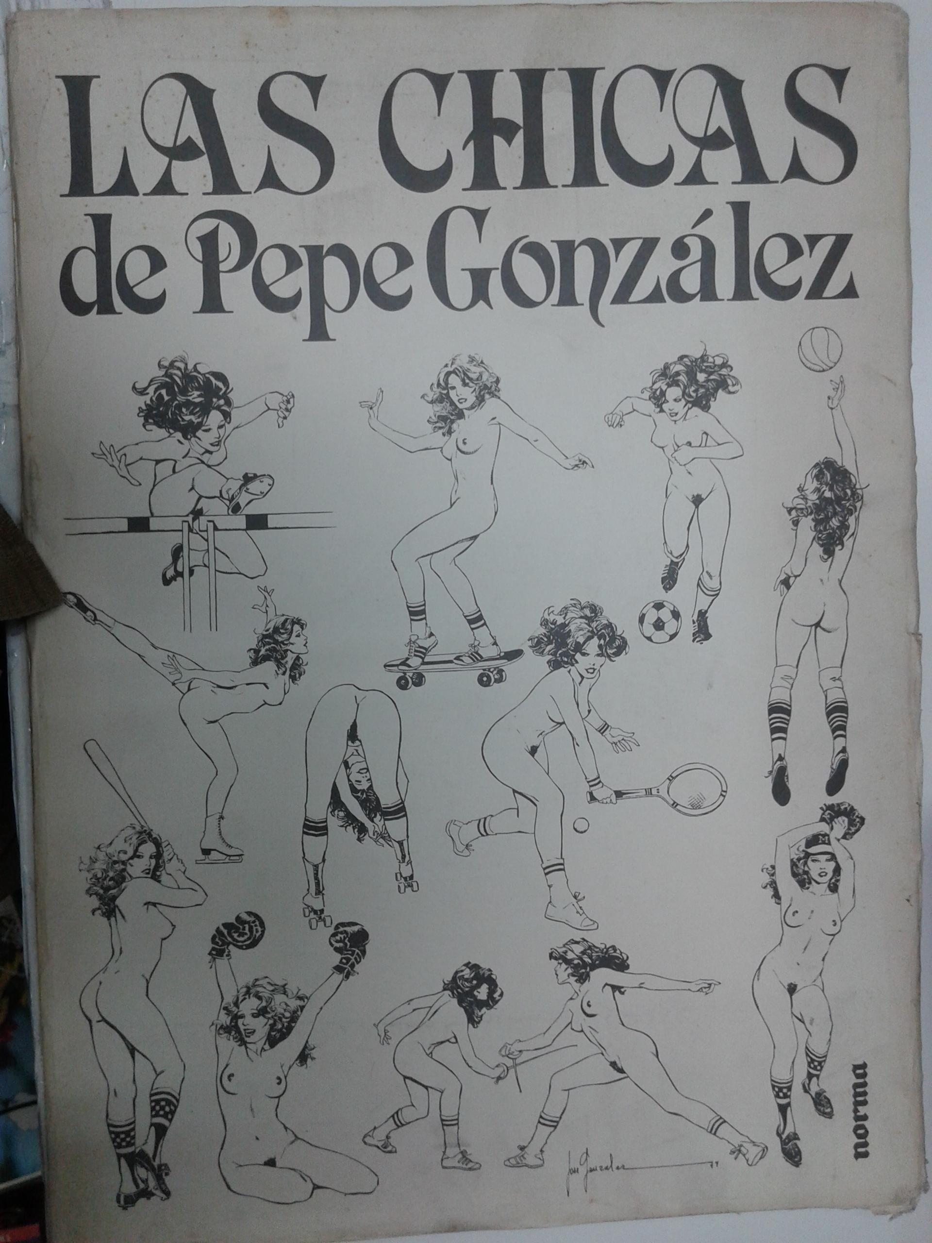 Portafolio con diez laminas de Pepe Gonzalez (dibujante de Vampirella)  