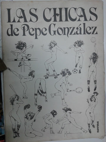 Portafolio con diez laminas de Pepe Gonzalez (dibujante de Vampirella)  
