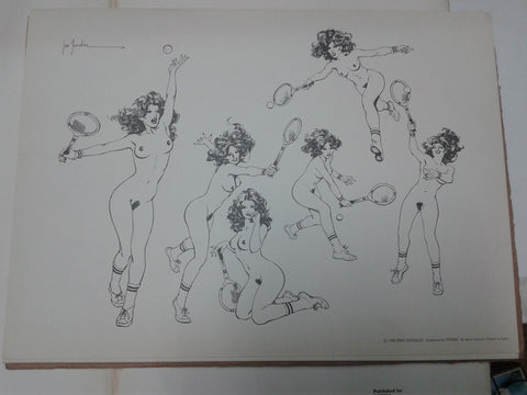 Portafolio con diez laminas de Pepe Gonzalez (dibujante de Vampirella)  