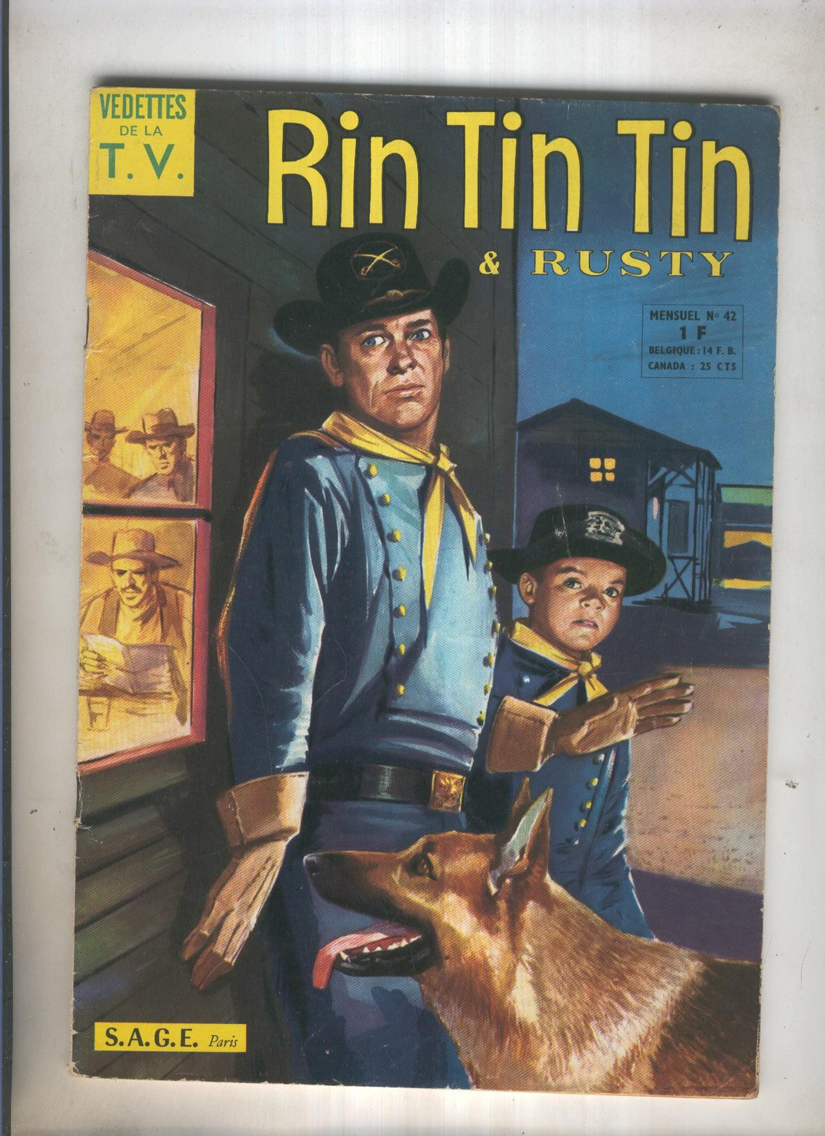 RIN TIN TIN ET RUSTY Numero 042: La lance sacree