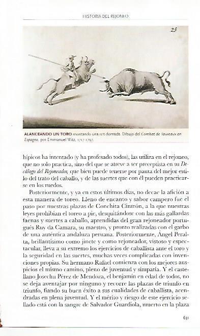 LAMINA COSSIO 50508: Alanceando un toro. 1717