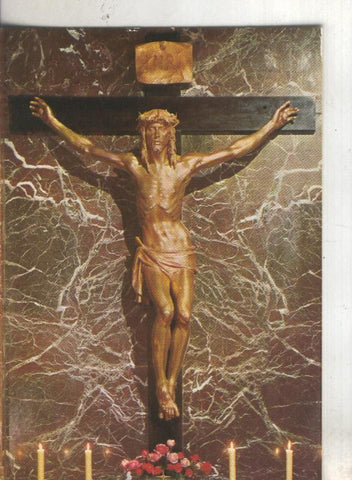 Postal 004846 : Cristo en bronce de la capilla del santisimo en Torreciudad